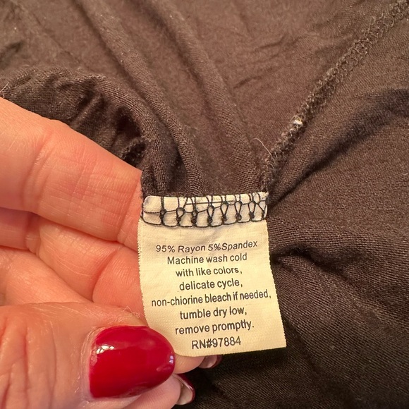 TART L Black Sleep Tee Sleep Shirt Tunic Dress Crème De La Crème R $40 - Picture 7 of 9